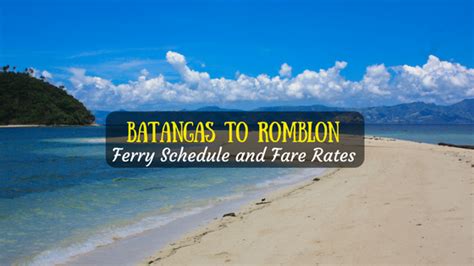 batangas to romblon|Batangas to Romblon .